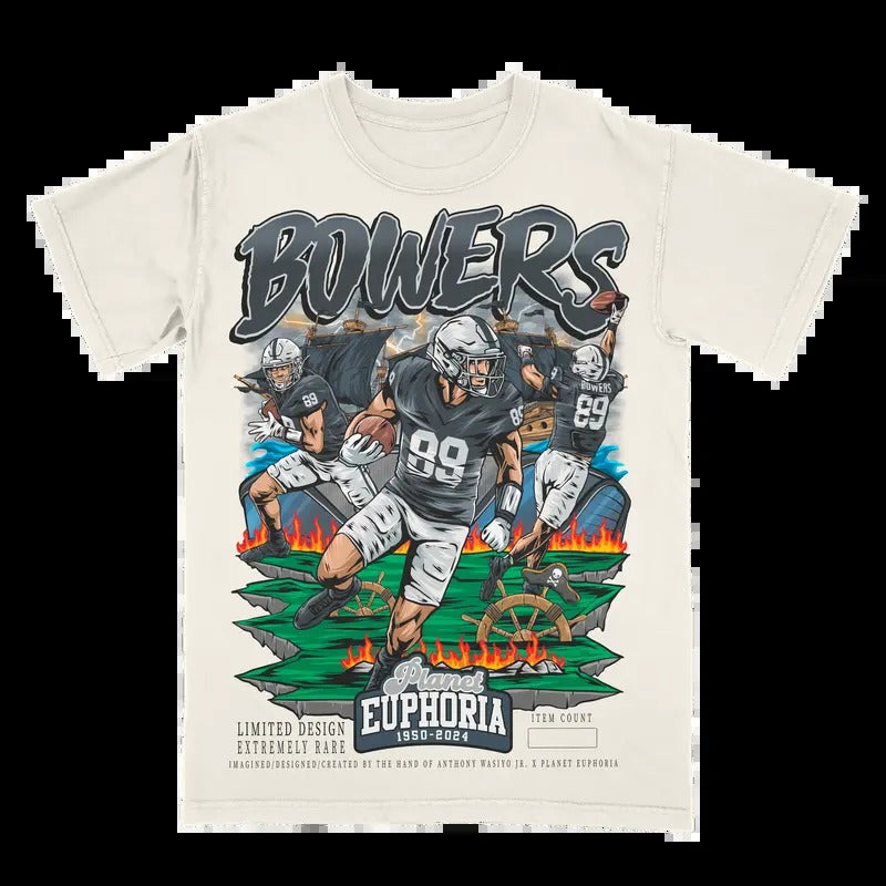 Brock Bowers Tee #/500 Gift For Fan - Men's Casual T-shirt - Menswear Hoodie, Sweatshirt | HypeCrazeTee.com