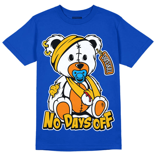 Royal Blue Collection DopeSkill Royal Blue T-shirt Hurt Bear Graphic