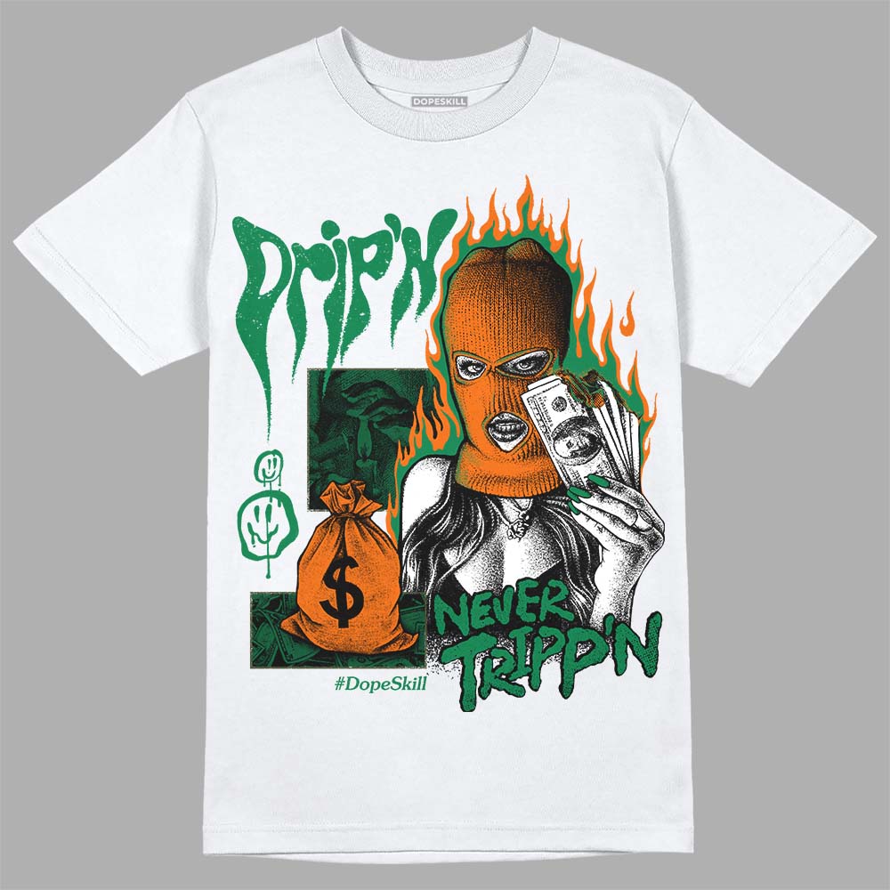 Green Collection DopeSkill T-Shirt Drip'n Never Tripp'n Graphic