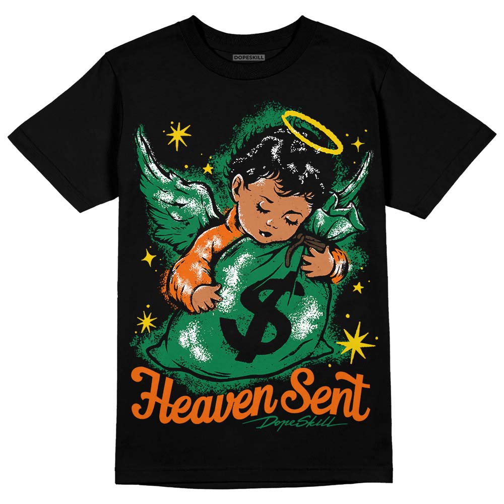 Green Collection DopeSkill T-Shirt Heaven Sent Graphic