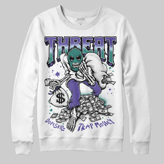 Grape 5s DopeSkill Sweatshirt Threat Graphic