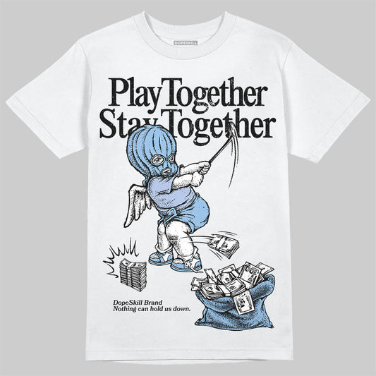 Women's Runner Sneaker Light Blue DopeSkill T-Shirt Play together, Stay together Graphic
