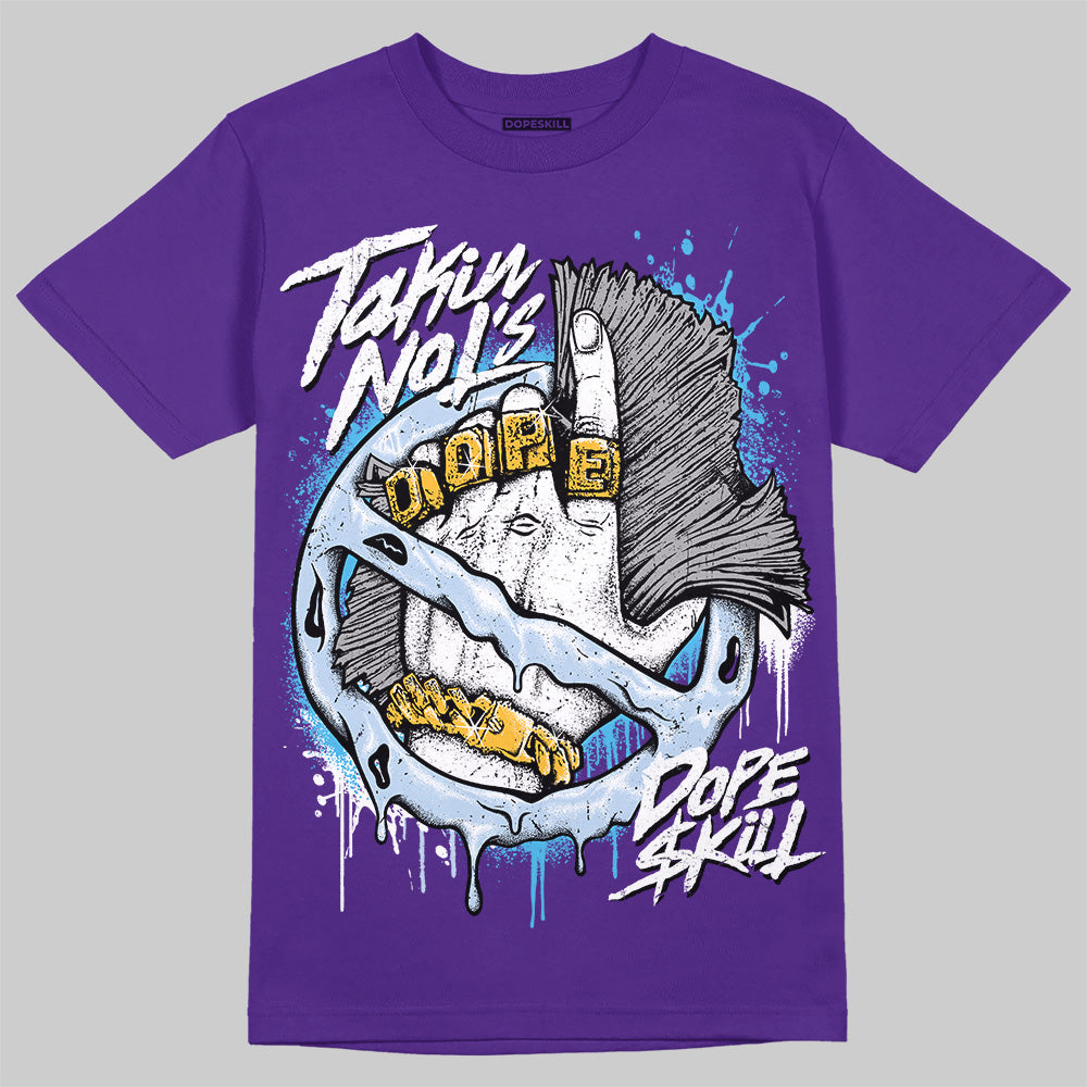 Grape 5s DopeSkill T-Shirt Takin No L's Graphic