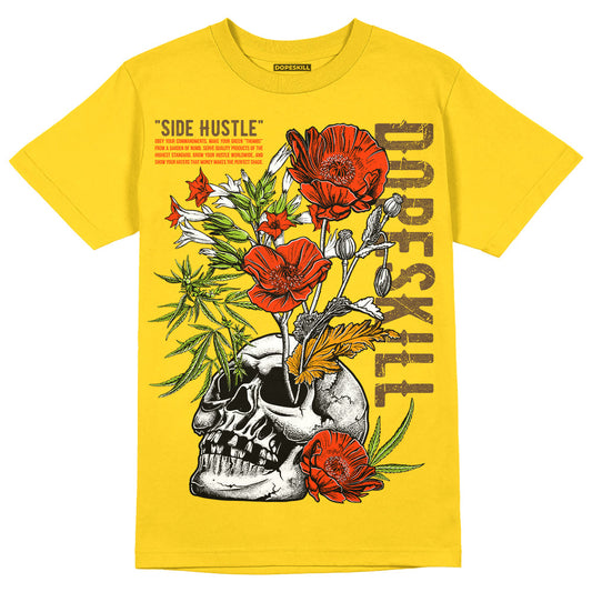 Yellow Ochre 6s DopeSkill Yellow T-shirt Side Hustle Graphic