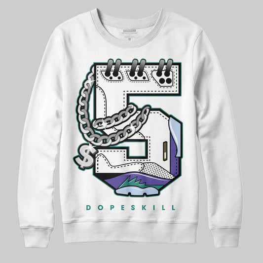 Grape 5s DopeSkill Sweatshirt No.5 Graphic
