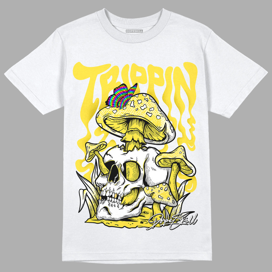 Yellow Snakeskin 11s DopeSkill T-Shirt Trippin Graphic