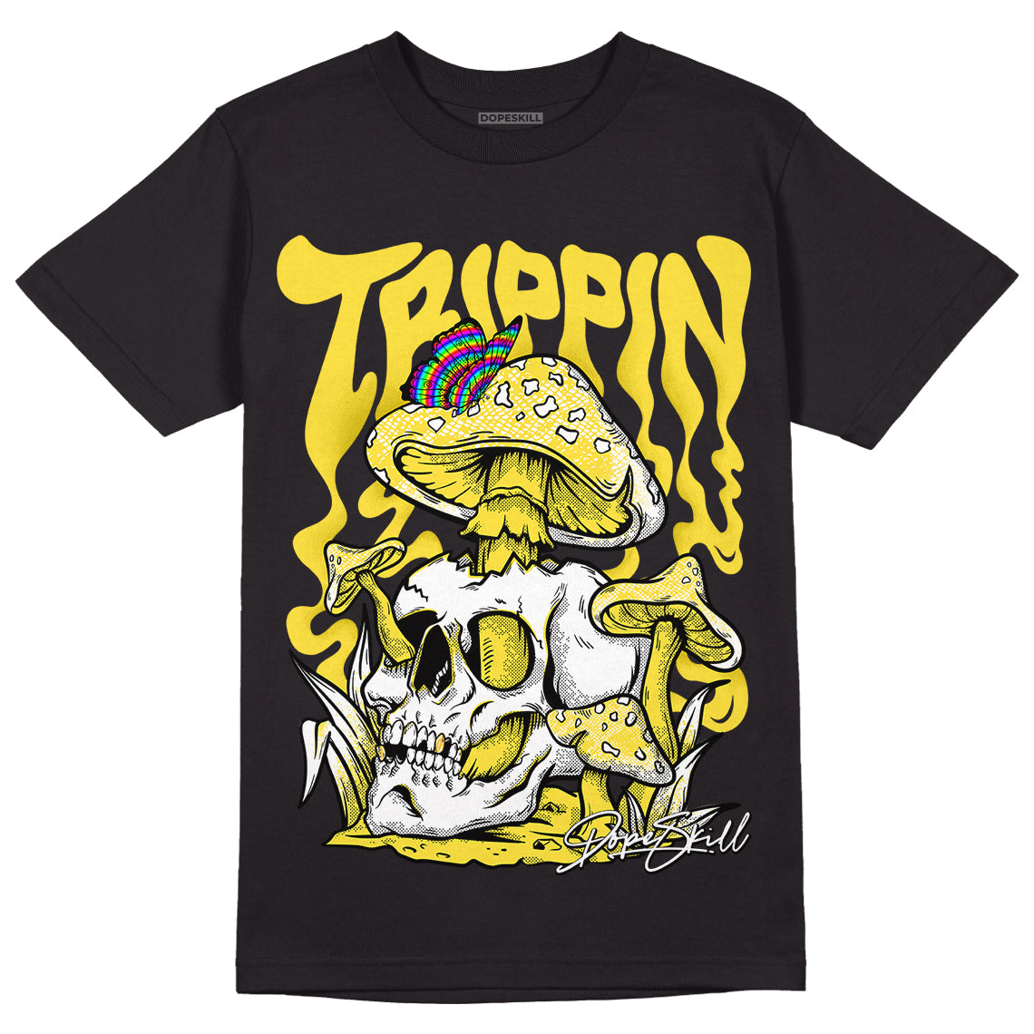Yellow Snakeskin 11s DopeSkill T-Shirt Trippin Graphic