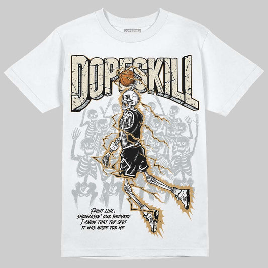Reverse Metallic 5s DopeSkill T-Shirt Thunder Dunk Graphic