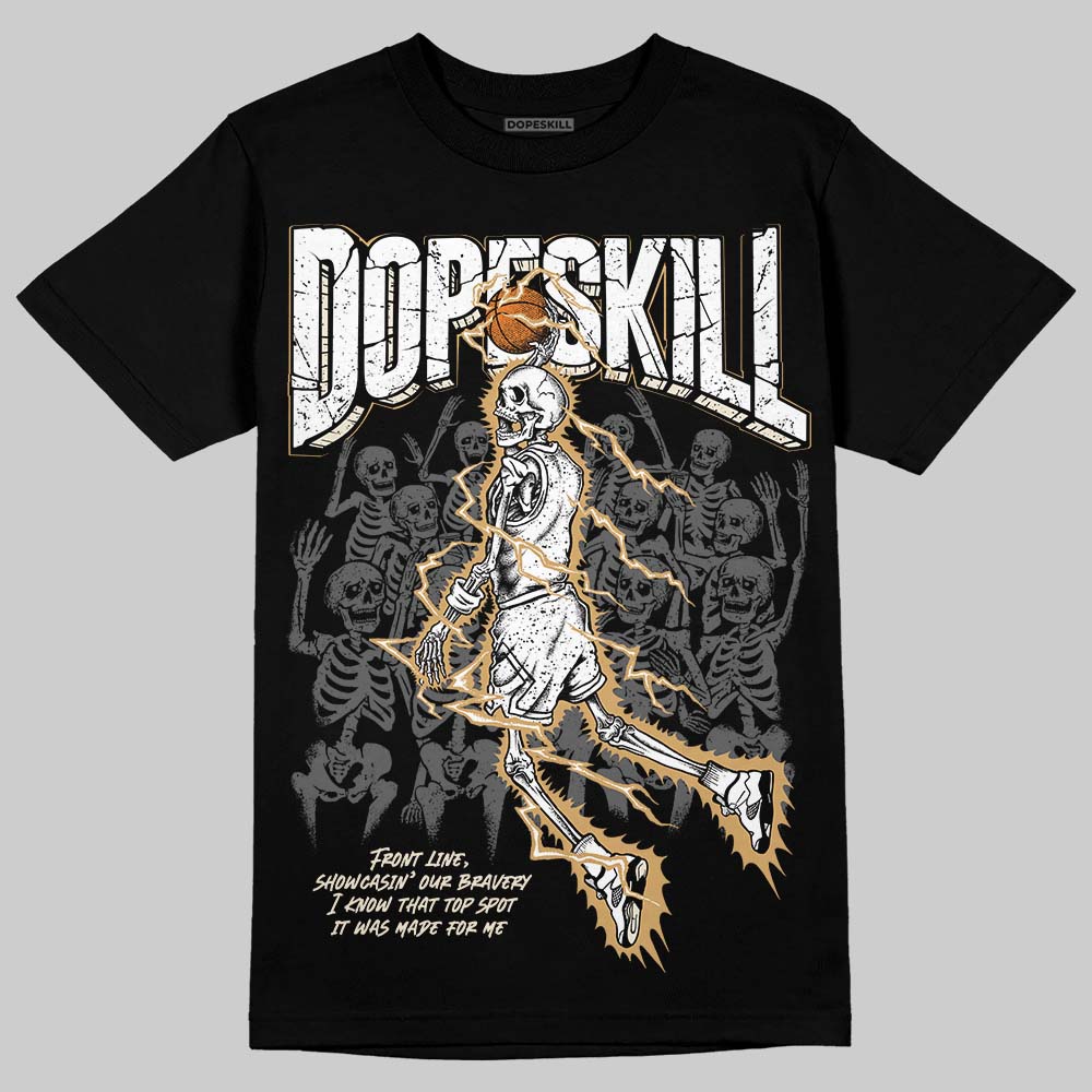 Reverse Metallic 5s DopeSkill T-Shirt Thunder Dunk Graphic