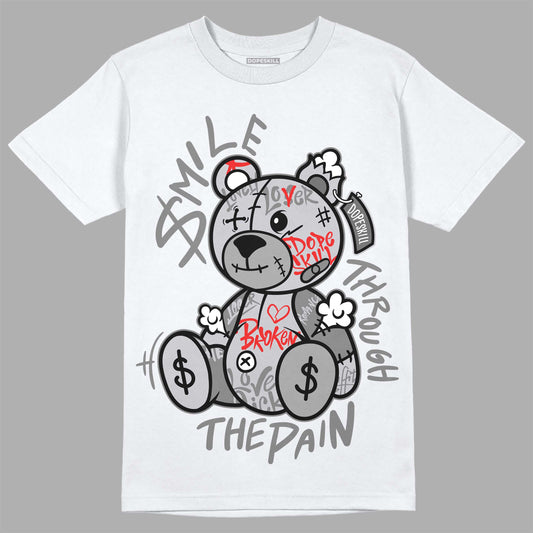 Grey Collection DopeSkill T-Shirt Smile Through The Pain Graphic