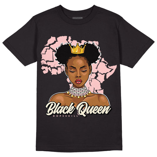 Washed Pink 1s Retro High OG DopeSkill T-Shirt Black Queen Graphic