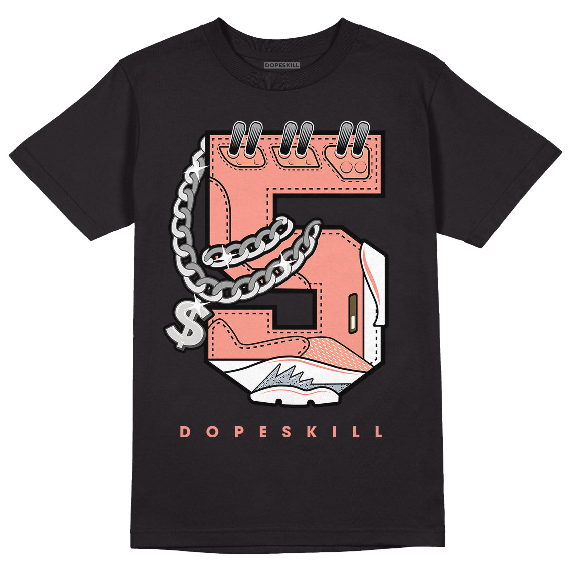 Crimson Bliss 5s DopeSkill T-Shirt No.5 Graphic