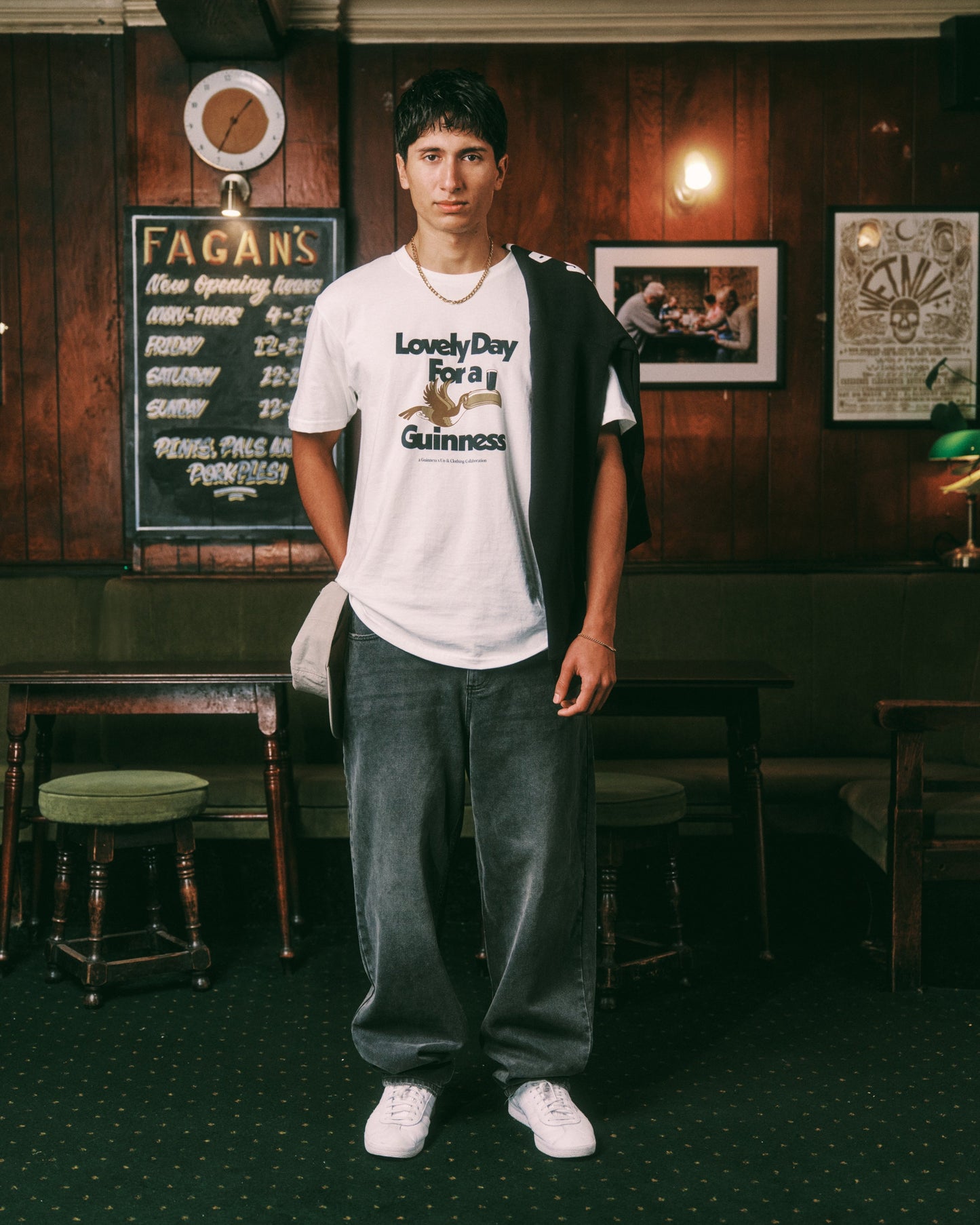 Guinness x UN:IK 'Lovely Day' Tee - White