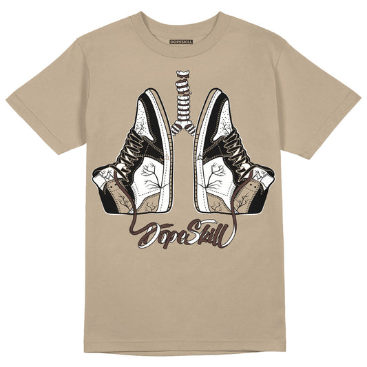 Latte 1s DopeSkill Medium Brown T-shirt Breathe Graphic