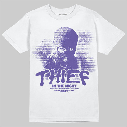 Grape 5s DopeSkill T-Shirt Thief In The Night Graphic