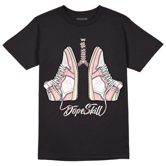 Washed Pink 1s Retro High OG DopeSkill T-Shirt Breathe Graphic
