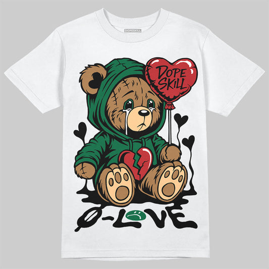 Pine Green 13s DopeSkill T-Shirt Broken Bear Graphic