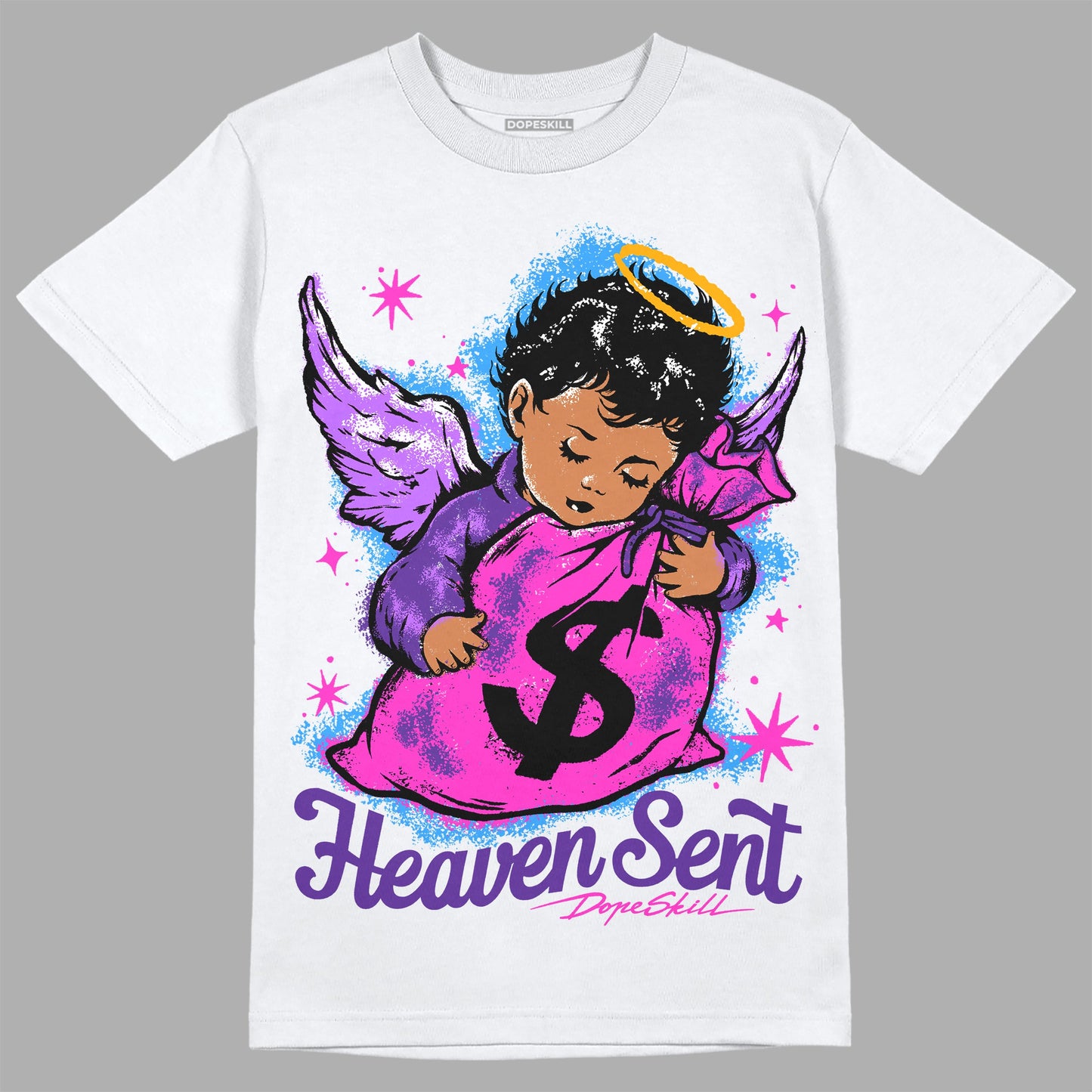 PURPLE Collection DopeSkill T-Shirt Heaven Sent Graphic