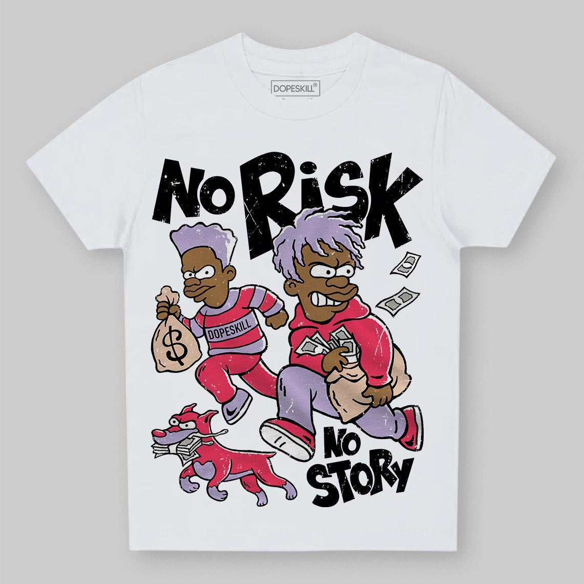Peanut Butter Jelly 5s DopeSkill Toddler Kids T-shirt No Risk No Story Graphic