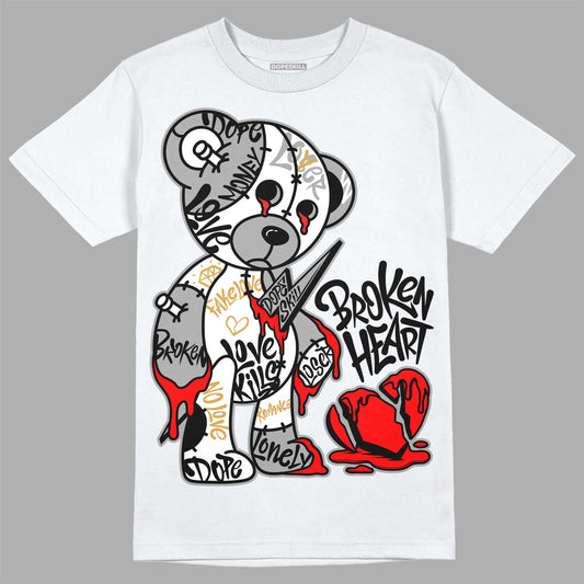 Gratitude 11s DopeSkill T-Shirt Broken Heart Graphic