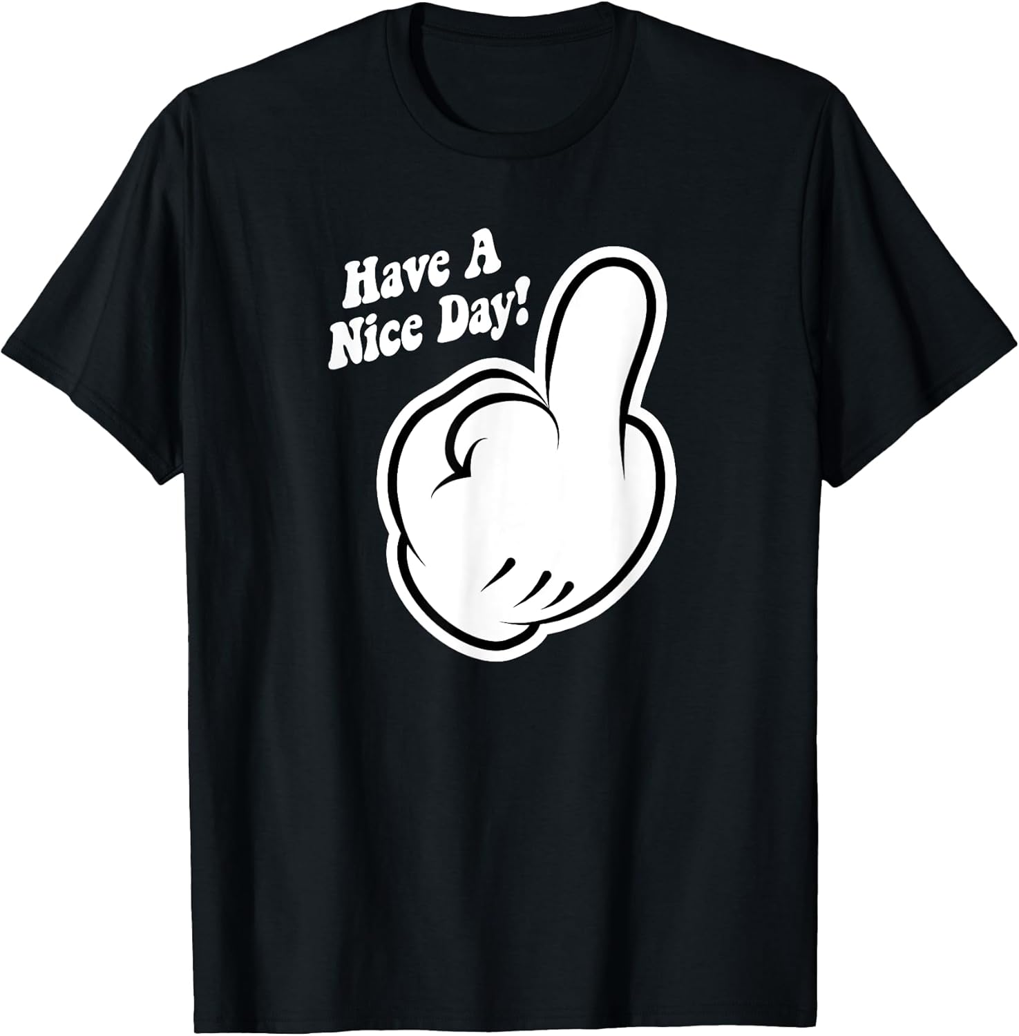 Cartoon Middle Finger MFTees