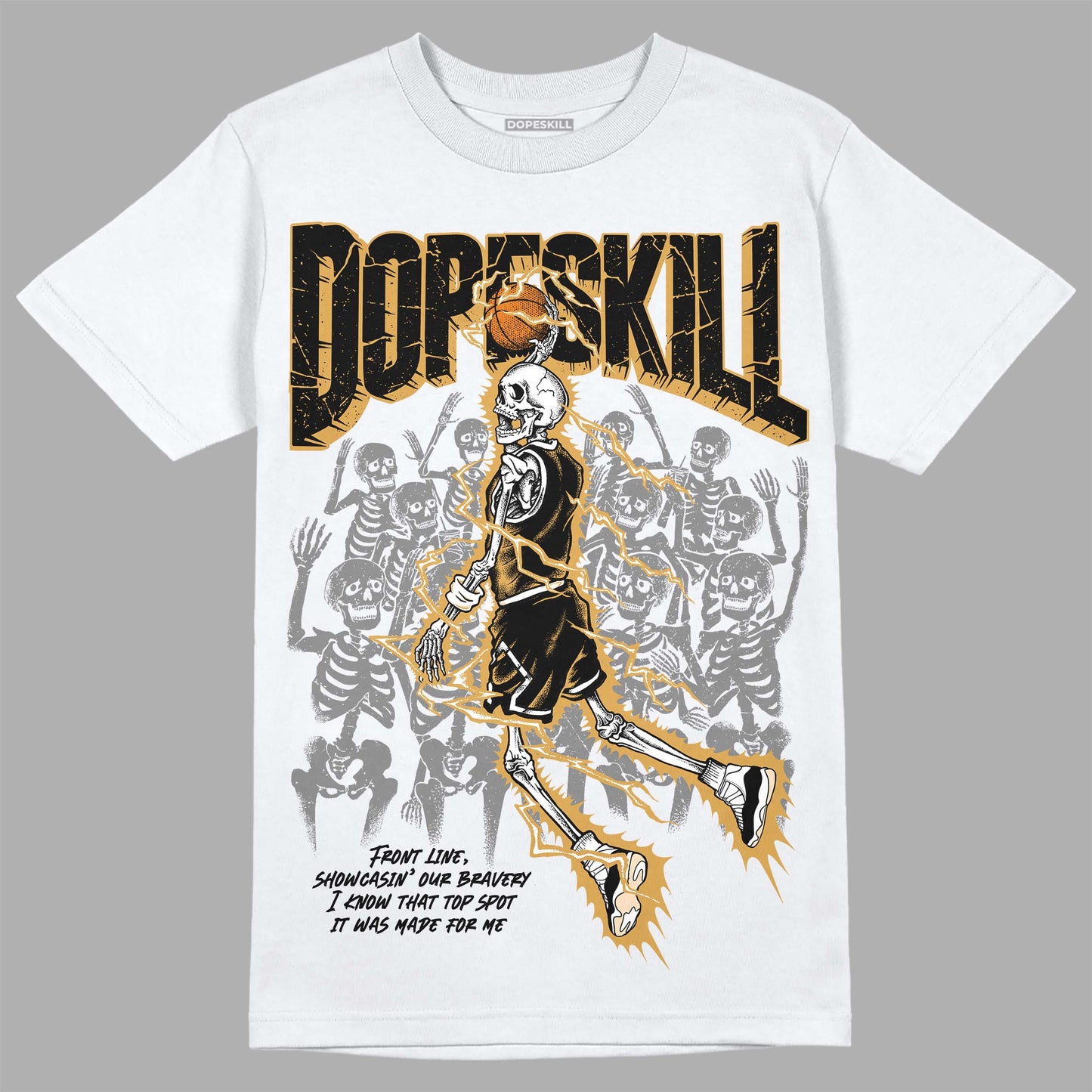 Gratitude 11s DopeSkill T-Shirt Thunder Dunk Graphic