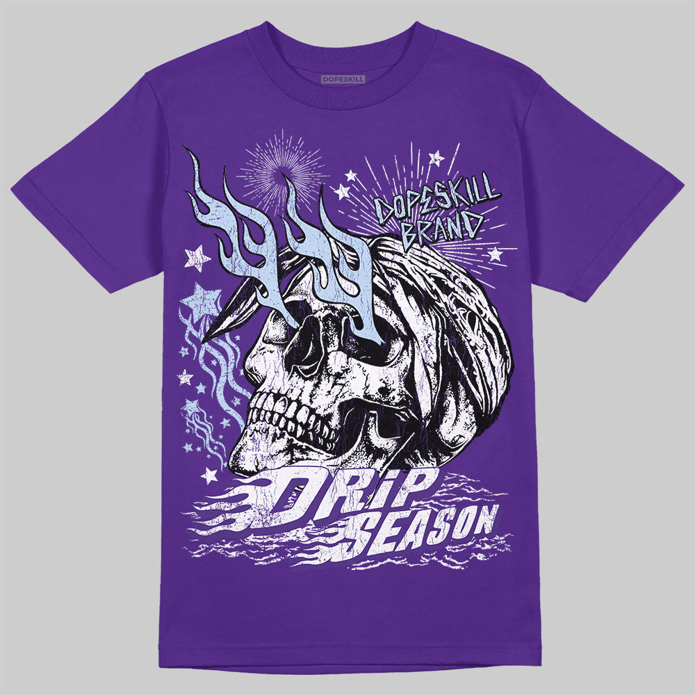Grape 5s DopeSkill T-Shirt Drip Season Graphic