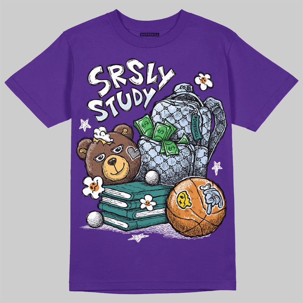 Grape 5s DopeSkill T-Shirt SRSLY Study Graphic