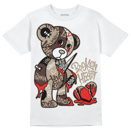 Latte 1s DopeSkill T-Shirt Broken Heart Graphic