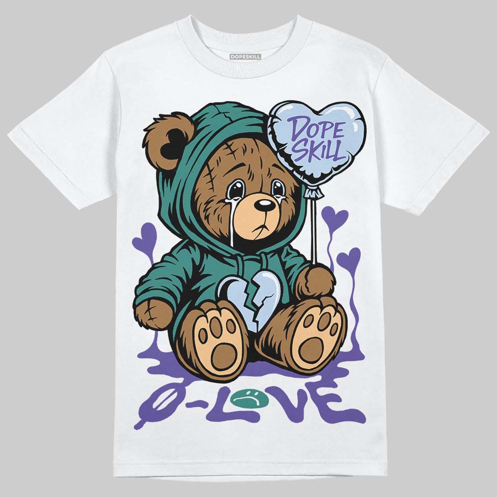 Grape 5s DopeSkill T-Shirt Broken Bear Graphic