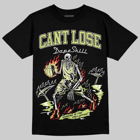Luminous Green 5s DopeSkill T-Shirt Cant Lose Graphic