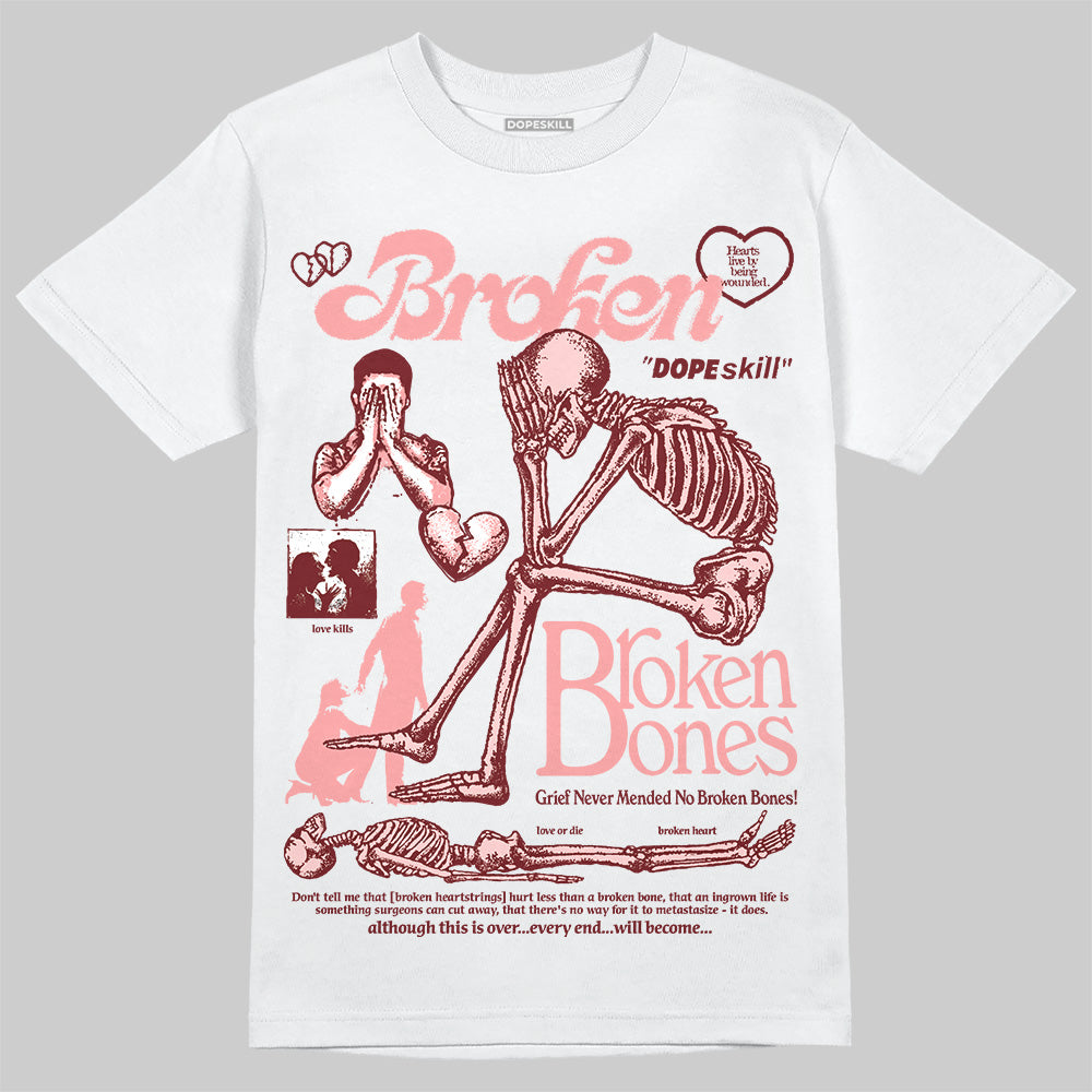 VALENTINE'S Day 3s DopeSkill T-Shirt Broken Bones Graphic