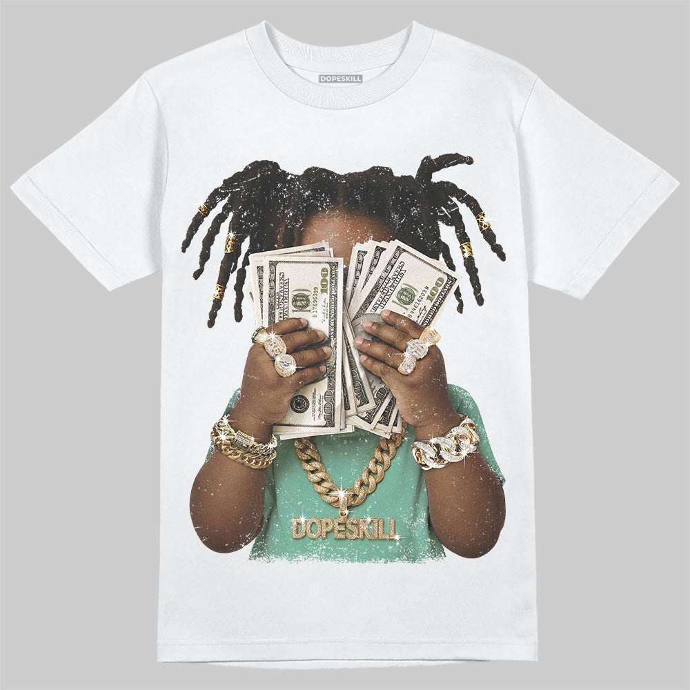 Green Glow 3s DopeSkill T-Shirt Rich Youth Graphic