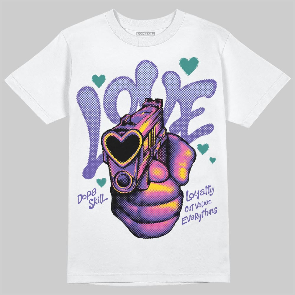 Grape 5s DopeSkill T-Shirt Love Shot Graphic