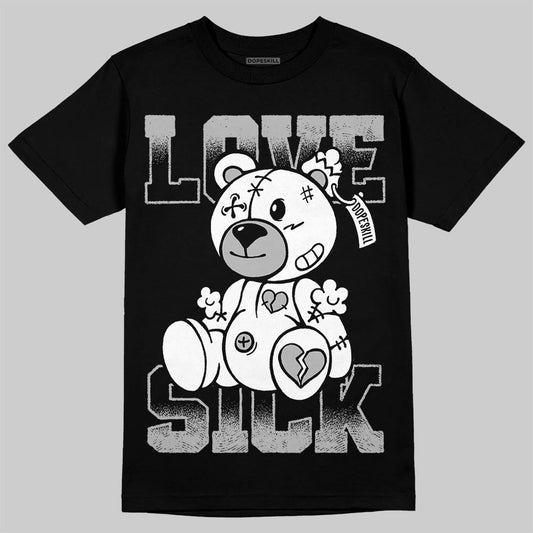 Black and White Collection DopeSkill T-Shirt Love Sick Graphic