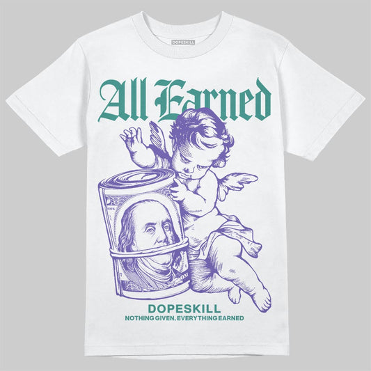 Grape 5s DopeSkill T-Shirt All Earned Graphic