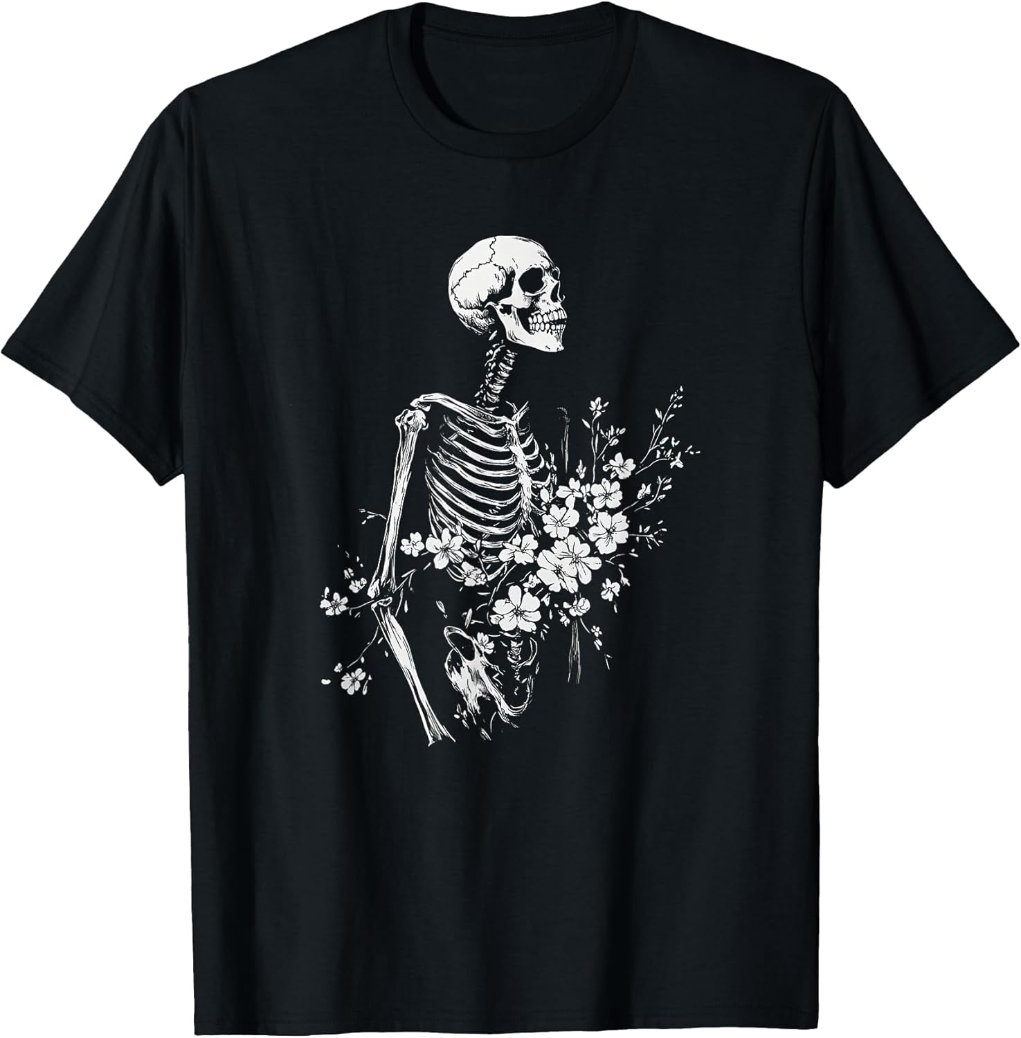 The Floral Goth Skeleton Merch