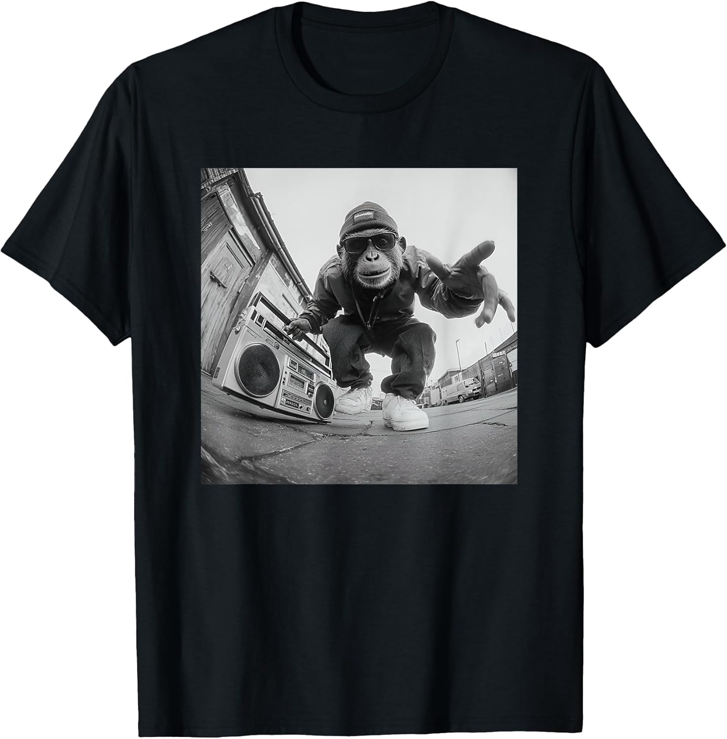 Street Photography Chimp Boombox Men Women