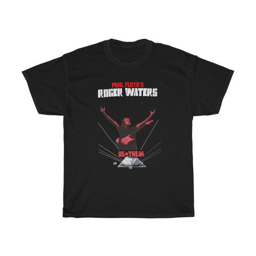 Roger Waters Them Tour 2018 Red Black Pink Floyd Progressive Rock Man's T-Shirt Tee