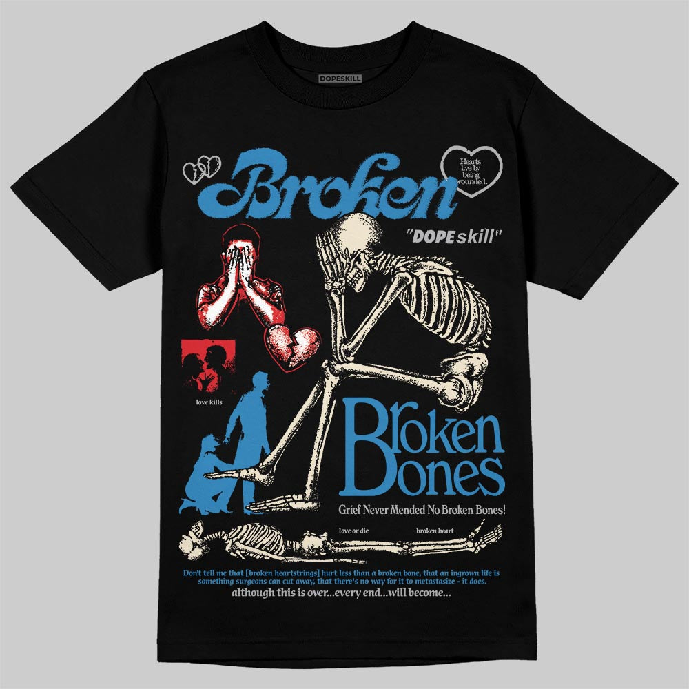Rare Air 3s DopeSkill T-Shirt Broken Bones Graphic