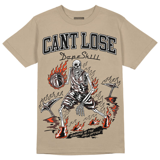 Latte 1s DopeSkill Medium Brown T-shirt Cant Lose Graphic