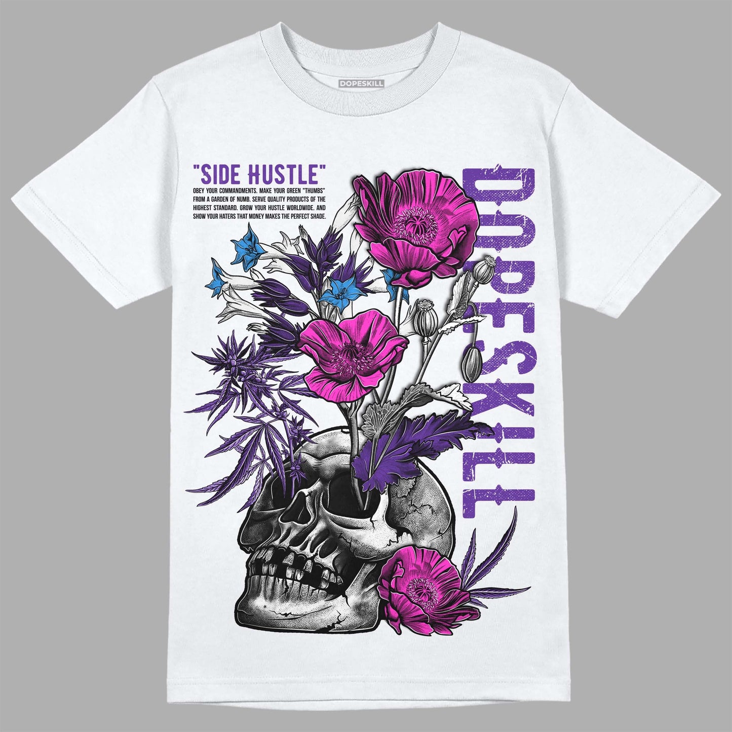 PURPLE Collection DopeSkill T-Shirt Side Hustle Graphic
