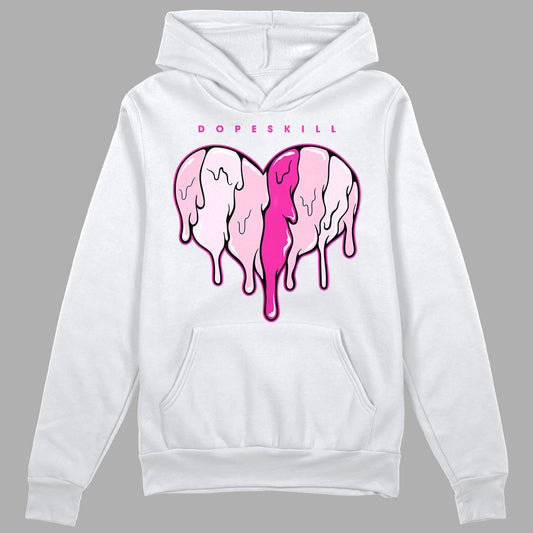 Triple Pink Dunk Low DopeSkill Hoodie Sweatshirt Slime Drip Heart Graphic