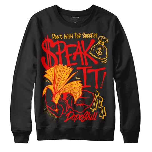 Red Collection DopeSkill Sweatshirt Speak It Graphic