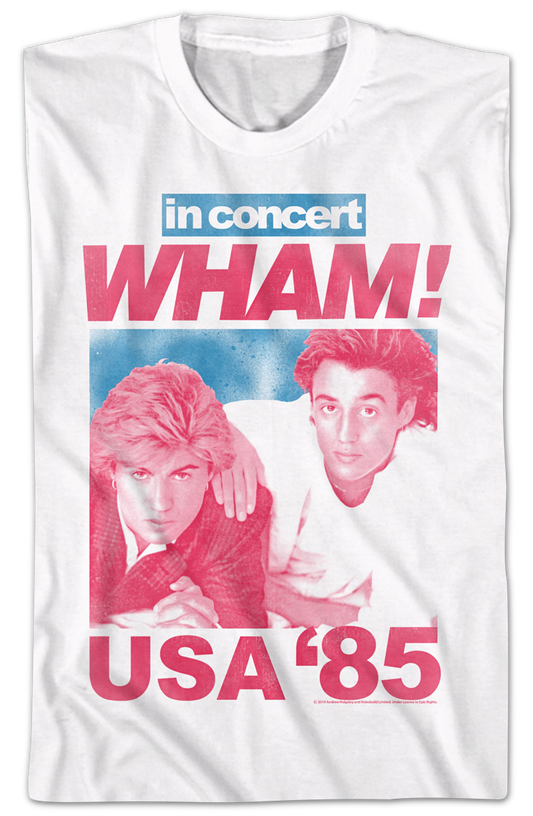 '85 USA Concert Wham T-Shirt