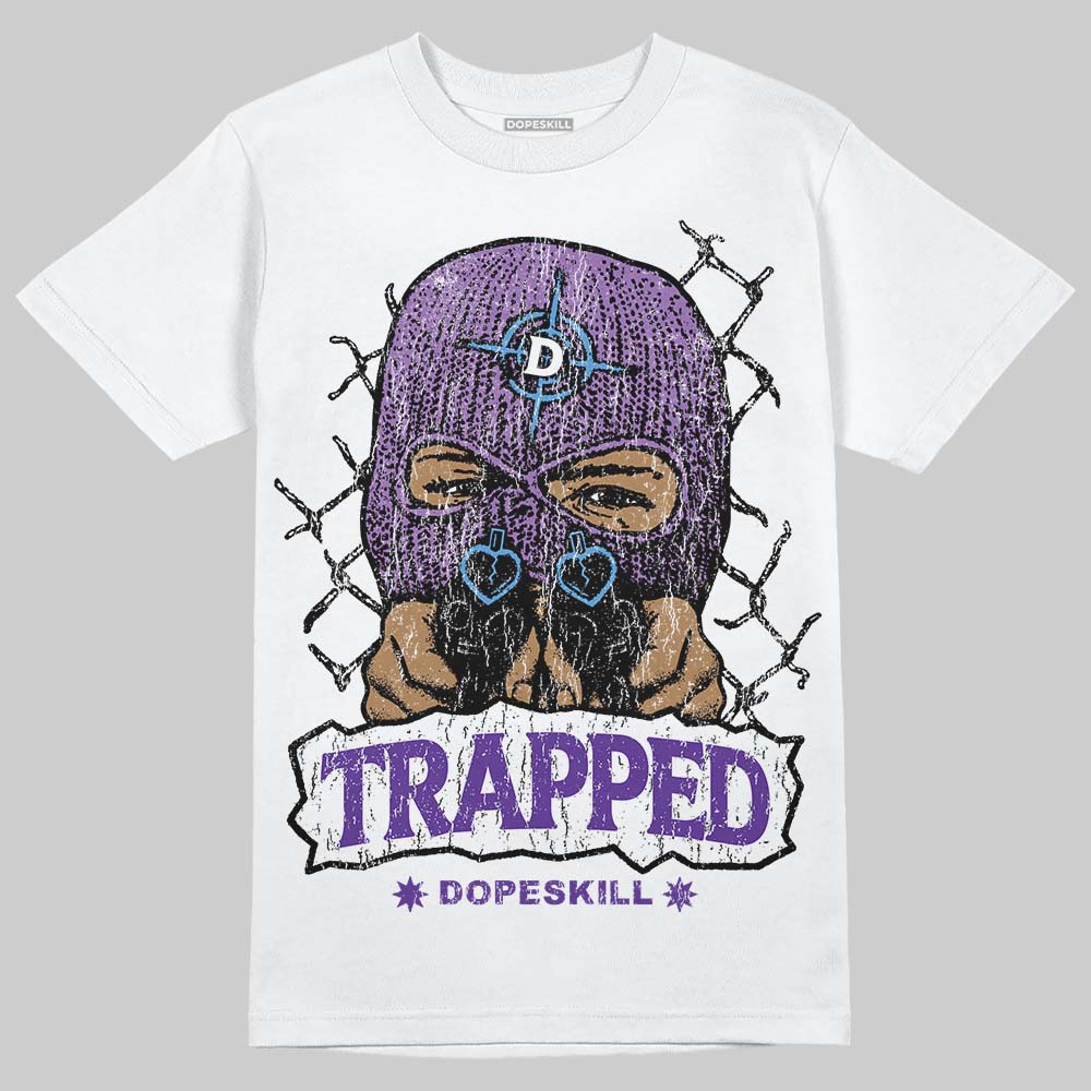 PURPLE Collection DopeSkill T-Shirt New Trapped Graphic