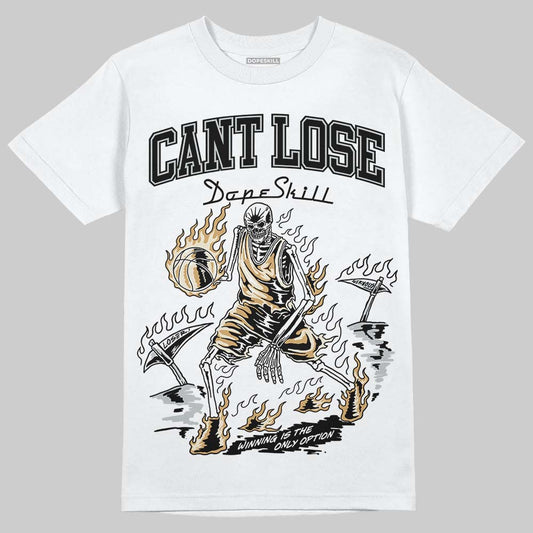 Reverse Metallic 5s DopeSkill T-Shirt Cant Lose Graphic