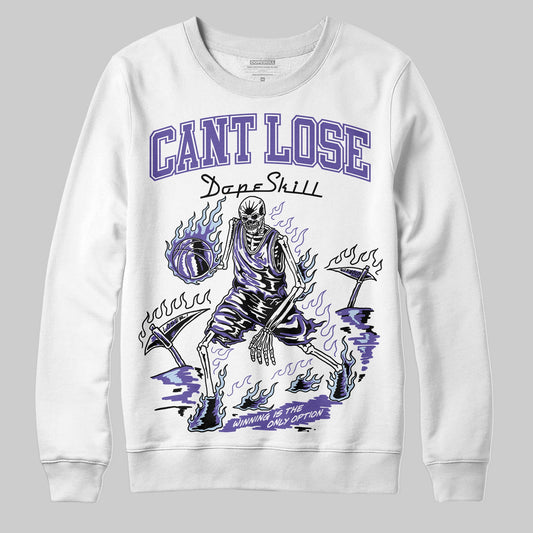 Grape 5s DopeSkill Sweatshirt Cant Lose Graphic