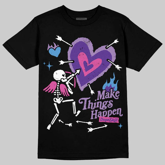 PURPLE Collection DopeSkill T-Shirt Make Things Happen Graphic