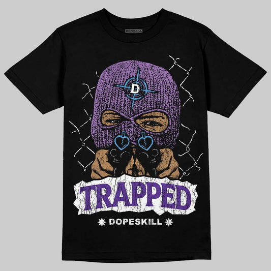 PURPLE Collection DopeSkill T-Shirt New Trapped Graphic